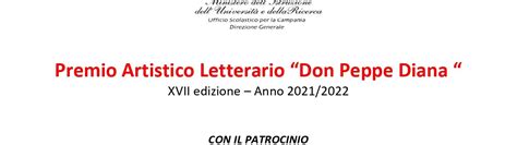 Premio Letterario Don Peppe Diana Istituto D Istruzione Superiore Di