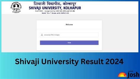 Shivaji University Result 2024 OUT At Unishivaji Ac In Direct Link To