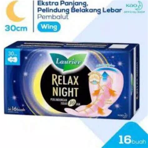 Jual Laurier Relax Night Cm Isi Promo Shopee Indonesia