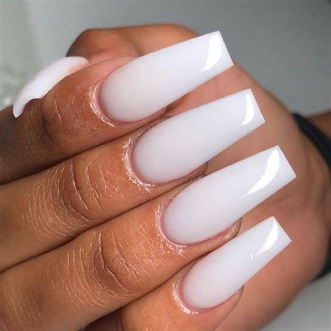 Pin By A Finny On Nail D It White Acrylic Nails Long Acrylic Nails