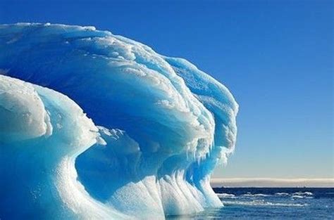 Frozen Tsunami Wave in Antarctica