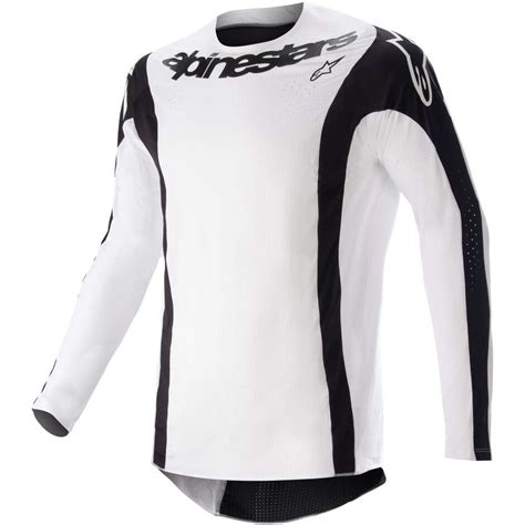 Maillot Moto Alpinestars TECHSTAR ARCH Cross Enduro Blanc Noir Vente En