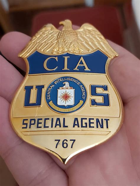 Cia Badge Federal Badge For Badge Collectors Only Cia Etsy