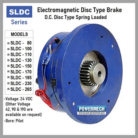 DC Electromagnetic Brakes 14 458 Type Emco Simplatroll