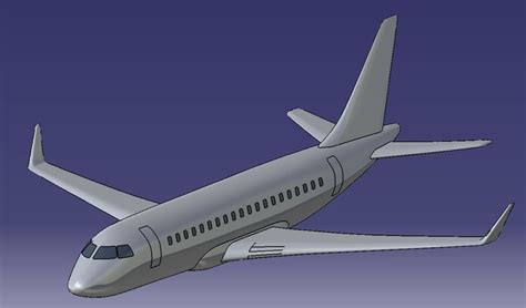 Airplane - CATIA, STEP / IGES, SOLIDWORKS - 3D CAD model - GrabCAD