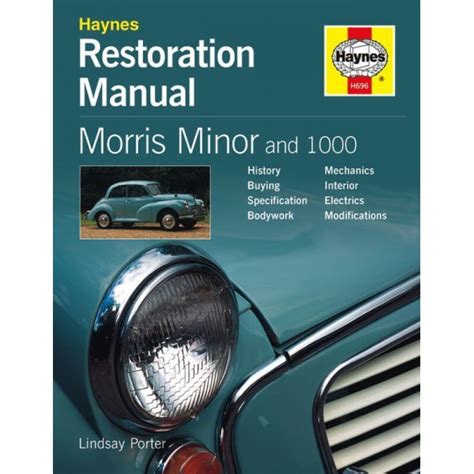 Manuel De Restauration Morris Minor Mm S Rie Ii Et