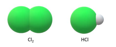 Use Colored Pencils To Draw Models For A Chlorine Molecule Quizlet