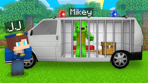 Mikey Got Into A Police Van But Jj Is A Policeman In Minecraft Maizen