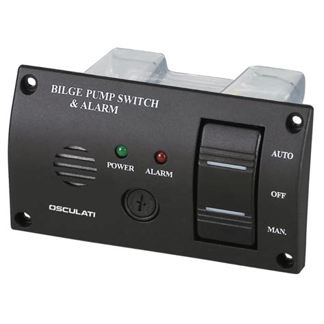 Osculati On Off Auto Bilge Pump Control Panel With Alarm DLC Marine