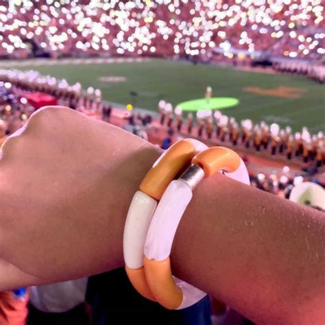 University Of Tennessee Vols Rocky Top Beaded Game Day Strap Etsy