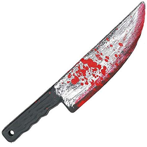 Skeleteen Bloody Butcher Knife Prop Blood Stained Fake Costume Knives