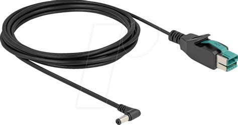 Delock Poweredusb Cable V Dc X Mm Angled M At