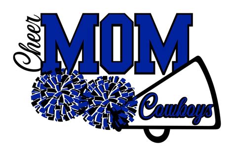 Cowboys Cheer Mom Svg Etsy