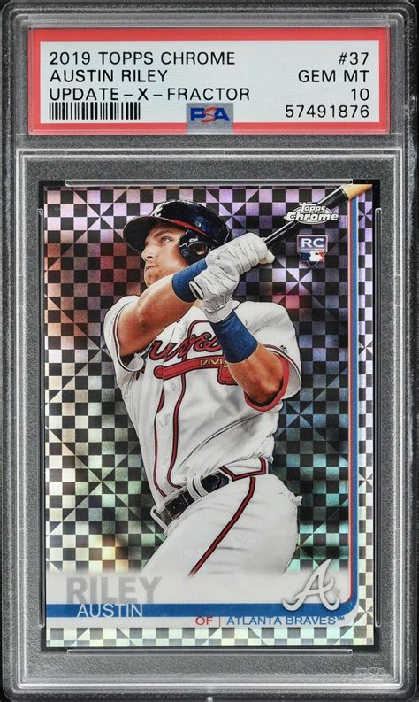 Austin Riley Topps Chrome Update X Fractor Psa Price