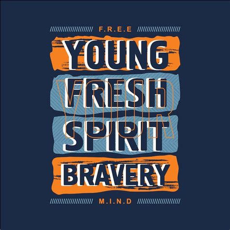 Abstract Young Slogan Graphic Typography Design For Ready Print T Shirt