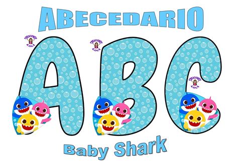 Creaciones Loly Abecedario Baby Shark