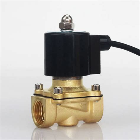 Válvula Solenoide impermeable subacuática de latón 3 8 1 2 3 4