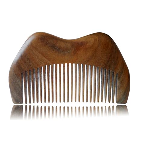 1 Pc Pure Natural Glossy Green Sandalwood Wood Hair Combs Professional Anti Static Hair Loss