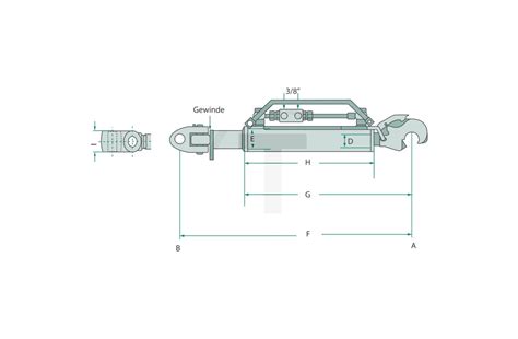 Hydraulischer Oberlenker Verstellbar Kat Mm Techniek