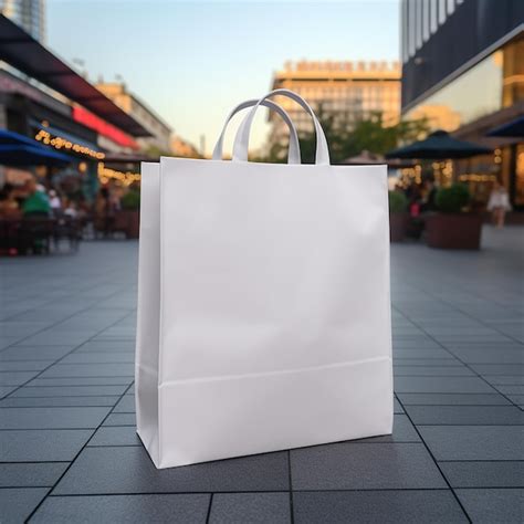 Un Modelo De Bolsa De Compras Imagen Premium Generada Con Ia