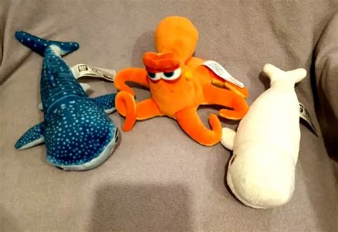 DISNEY FINDING DORY Nemo Bailey Whale Hank Octopus Destiny Soft Toy