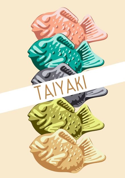 Premium Vector An Illustration Of Korean Cuisine Called Colored Taiki
