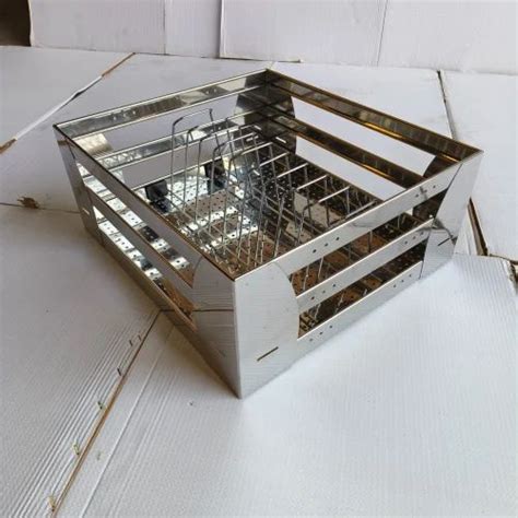 Rectangular Stainless Steel Modular Kitchen Basket Size Customizable