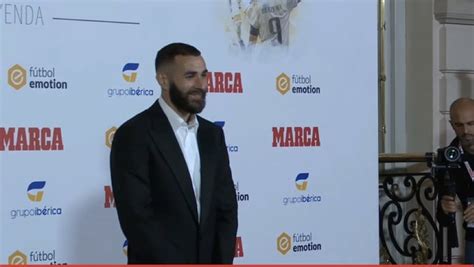 Madrid Zone On Twitter Benzema Is Here To Receive Marca S Leyenda