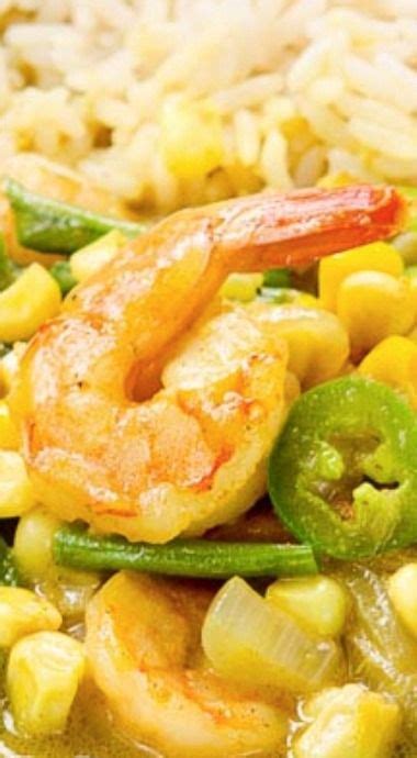 Thai Yellow Curry Shrimp Recipe Asian Recipes Easy Asian Recipes