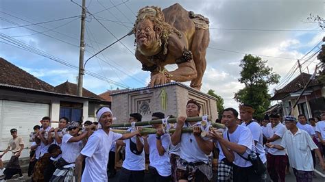 Pengarakan Ogoh Ogoh Sato Megaang St Sentana Luhur Br Kelodan