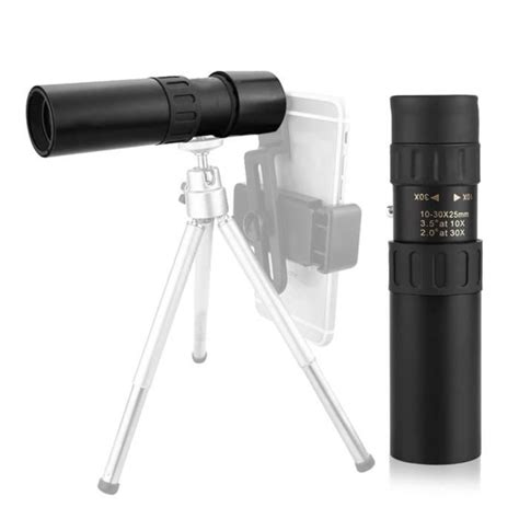 Cikonielf Monoculaire zoom Télescope de Poche pour Adultes