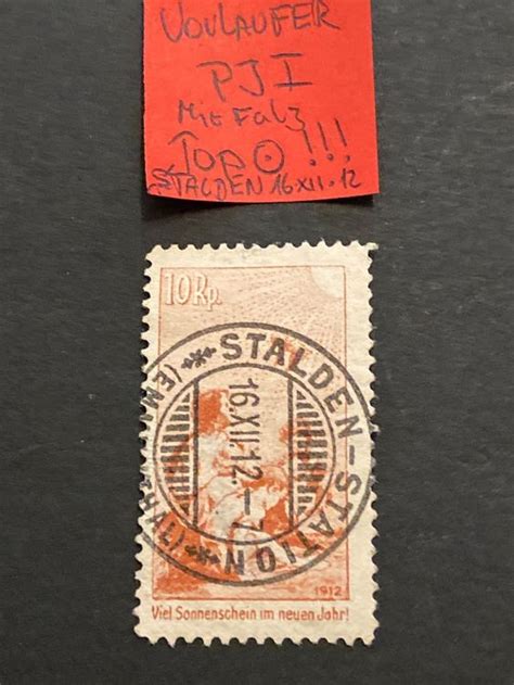 Vorl Ufer Pj I Top Stempel Kaufen Auf Ricardo