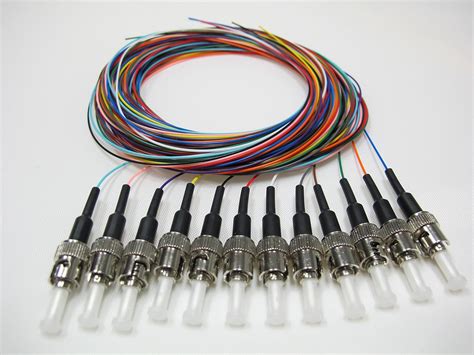 Amazon 50 125 900um Multimode ST PC Color Coded Pigtails 3 Meters