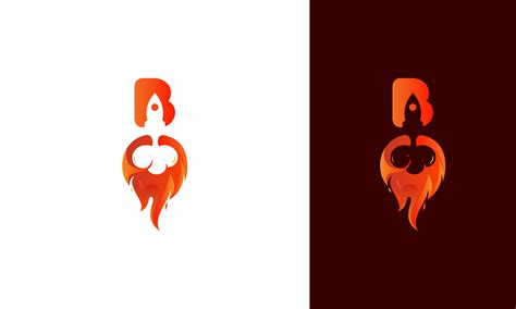 Fire B Letter Logo Design Graphic By Naztudio · Creative Fabrica