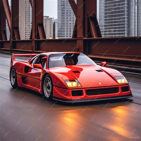 Ferrari F40 1980s supercar pictured in the factory museum Casa Enzo ...