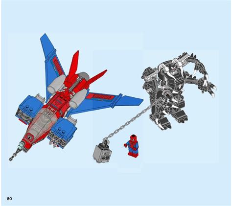 View LEGO Instruction 76150 Spiderjet Vs Venom Mech LEGO