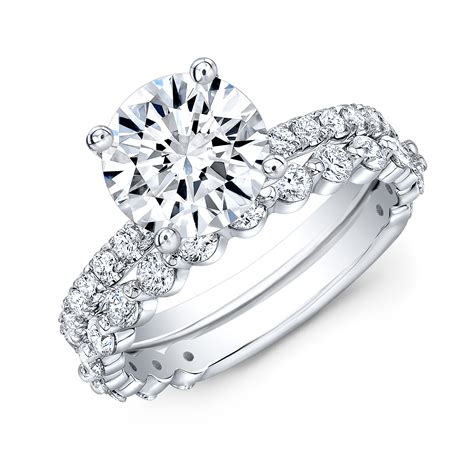 2 66 Ct Round Cut Natural Diamond Classic Engagement Ring Unique