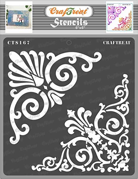 Craftreat Reusable Ornate Stencils For Painting On Wood