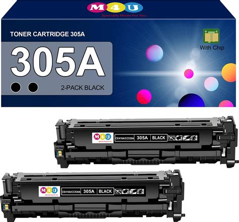 305a Toner Cartridge Compatible For Hp 305a 305x 4 Pack Ce410a High Yield For