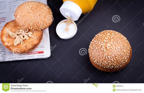 Petit Pain D Hamburger Photo Stock Image Du Sandwich