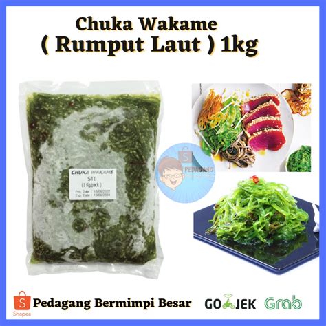 Jual Chuka Wakame Share Size Kg Salad Rumput Laut Chuka Wakame Kg