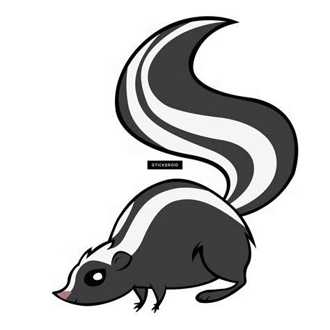 Skunk Transparent Clip Art Image PNG Play