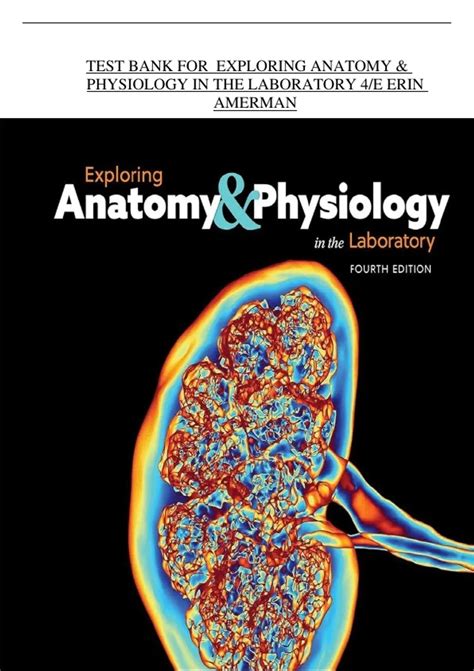 Exploring Anatomy Physiology In The Laboratory 4th Edition Pdf
