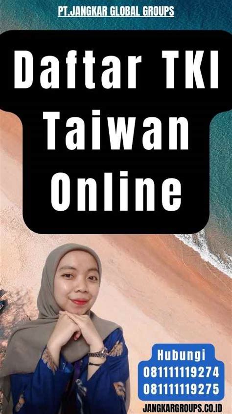 Daftar TKI Taiwan Online Jangkar Global Groups