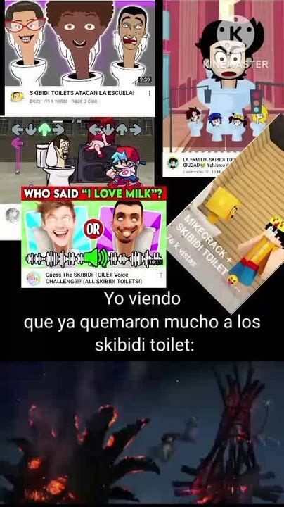 A mí me gusta la serie de los skibidi toilet pero la verdad ya lo