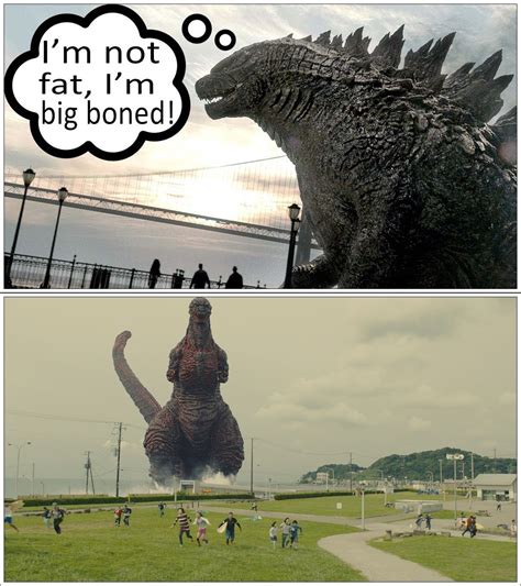 Some Fans Slammed The 2014 Godzilla For Being Fat Yet Shin Godzilla