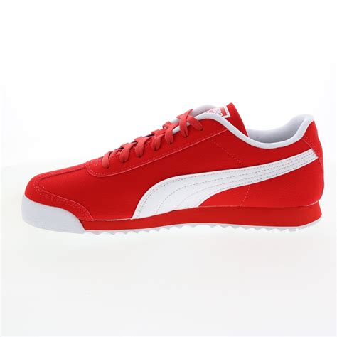 Puma Roma Reversed 39226301 Mens Red Lifestyle Sneakers Shoes Ruze Shoes