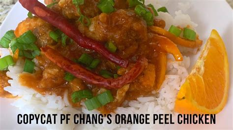 Copycat PF Changs Orange Peel Chicken YouTube