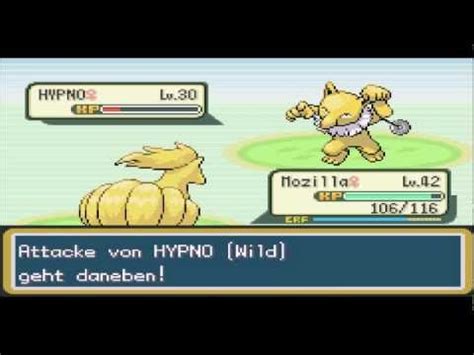 Lets play together Pokémon Blattgrün 58 Pedo Hypno YouTube