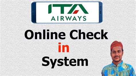 Ita Airways Online Check In How To Check Ita Airways Ita Airways